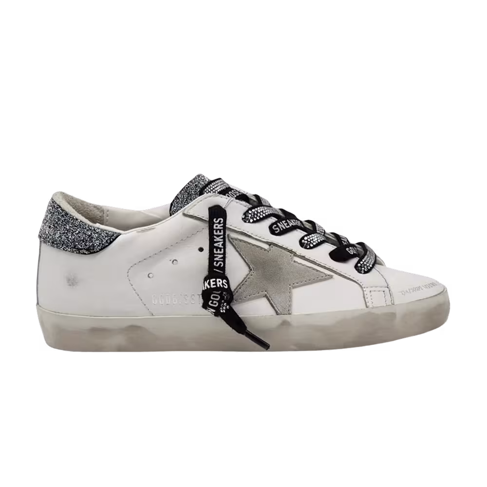 Swarovski x Golden Goose Women's Superstar White Grey Black