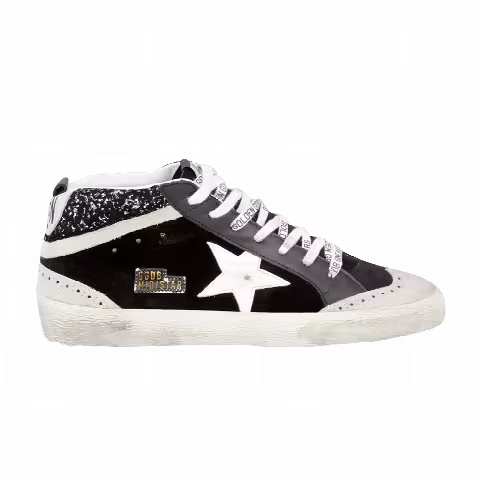 Golden Goose Wmns Mid Star 'Black Ice White'