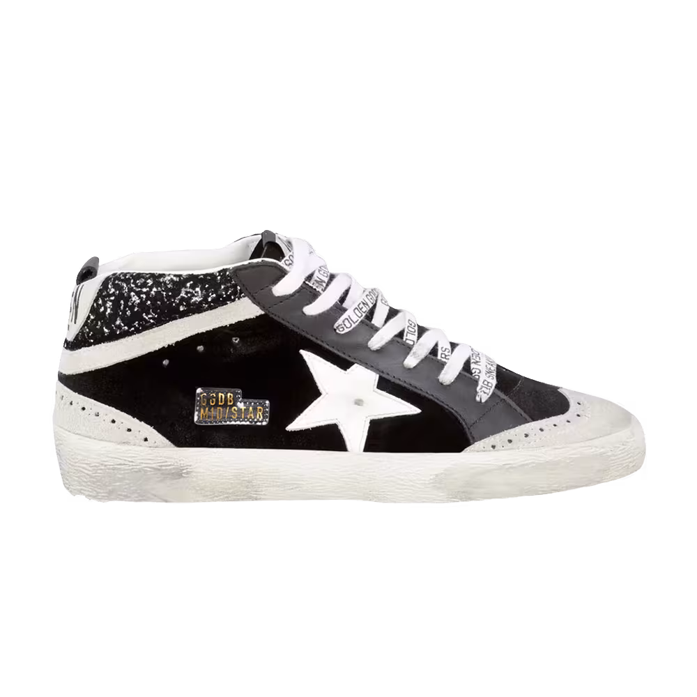 Golden Goose Women's Mid Star Black Ice White