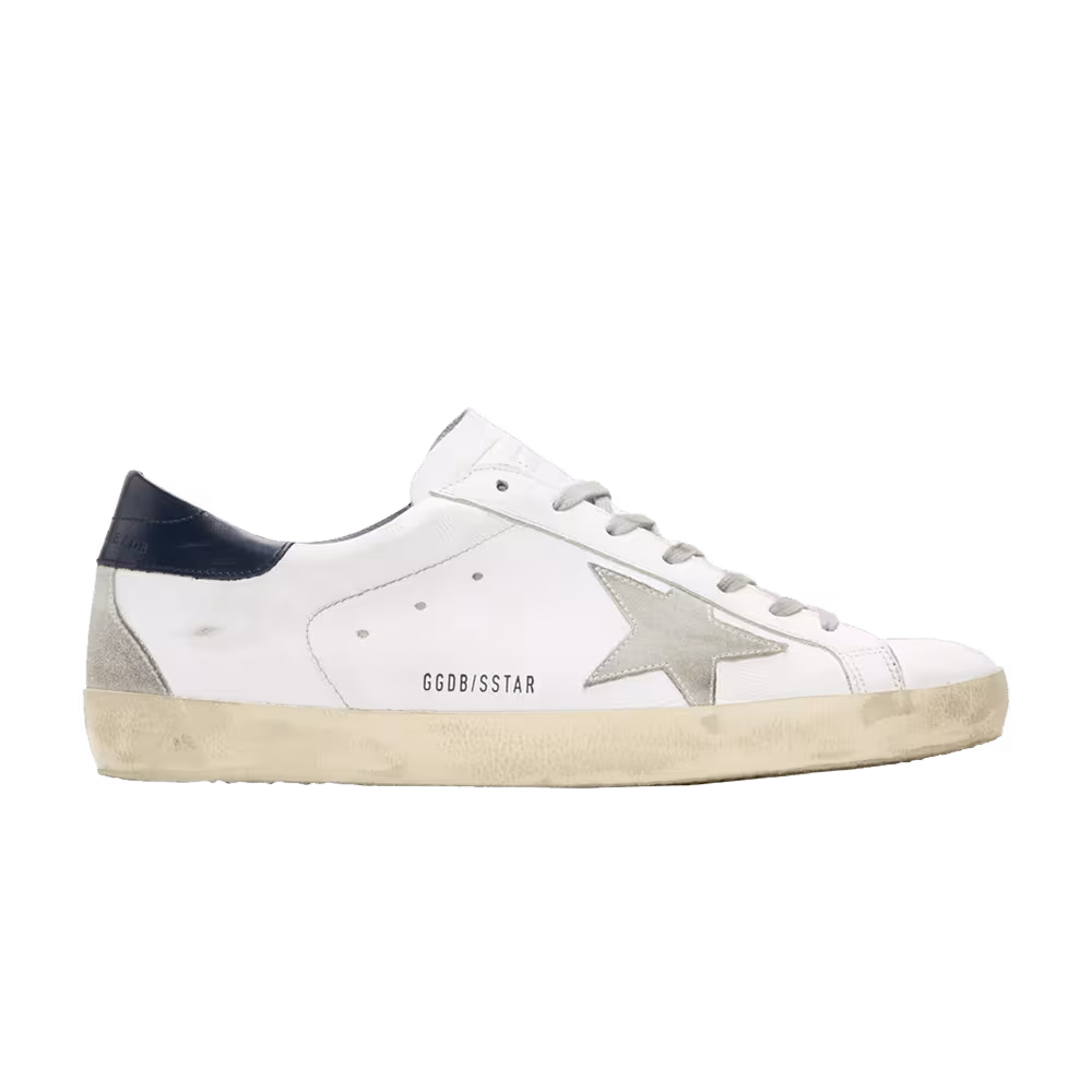 Golden Goose Superstar White Navy