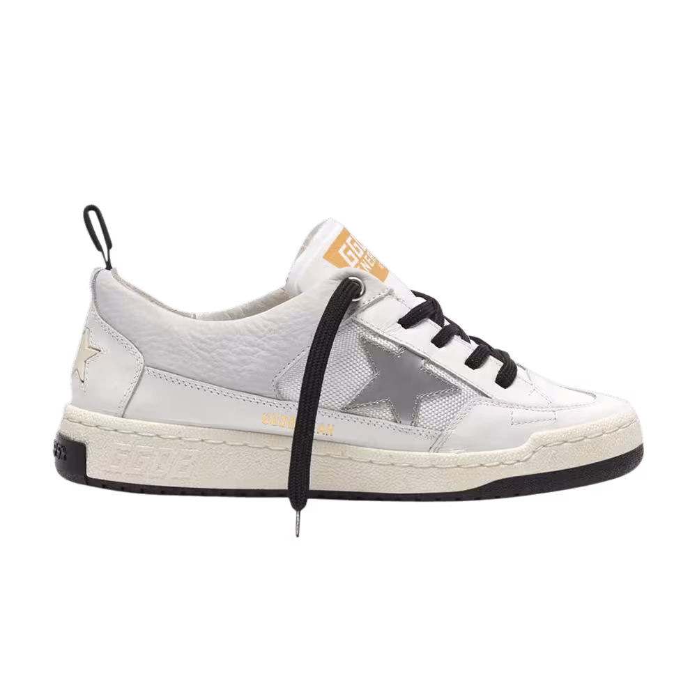 Golden Goose Women's Yeah White Yeah! White Silver