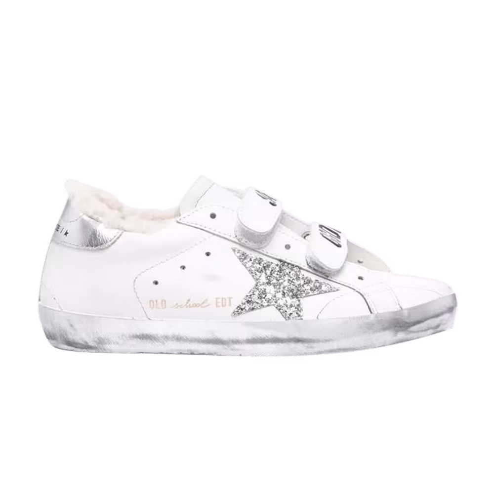 Golden Goose Women's Old School White Silver
