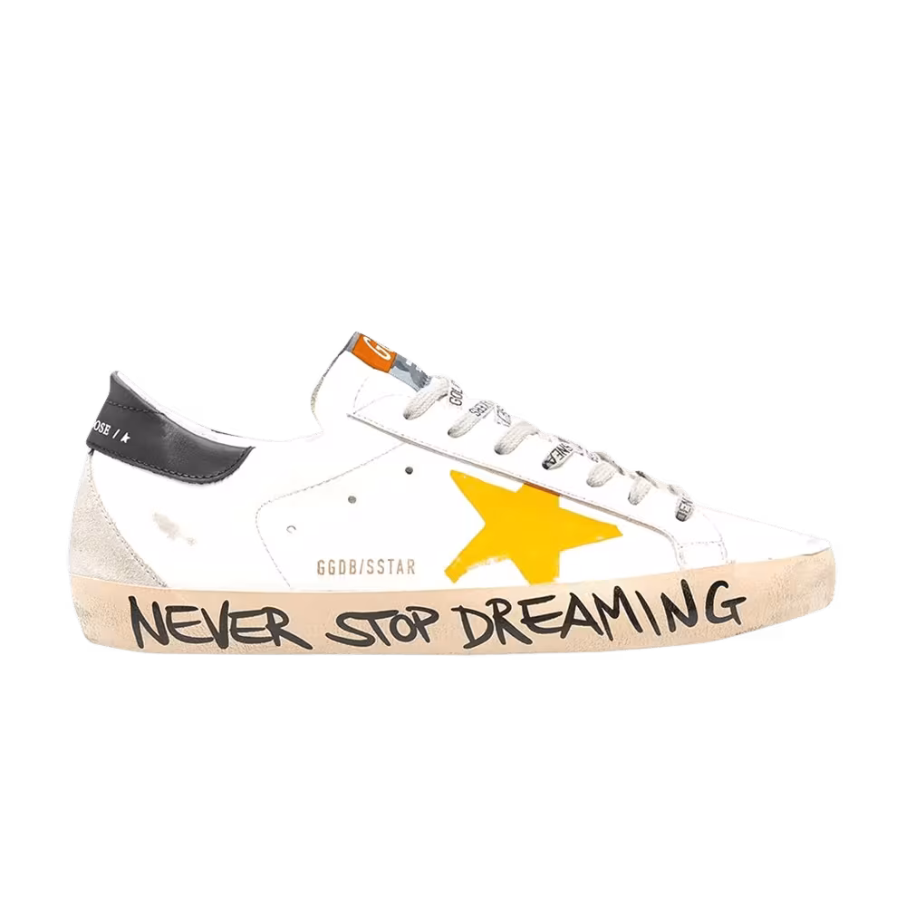 Golden Goose Superstar Never Stop Dreaming - White Orange