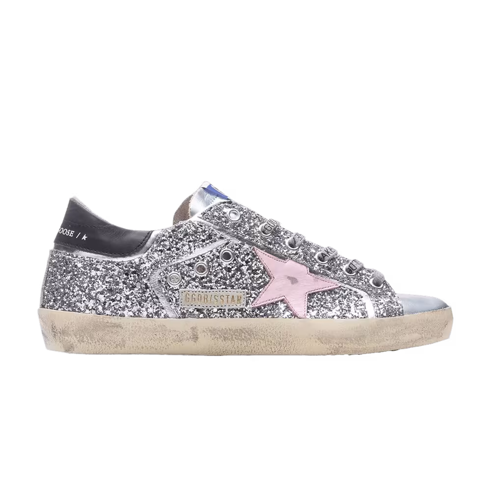 Golden Goose Women's Superstar Silver Baby Pink