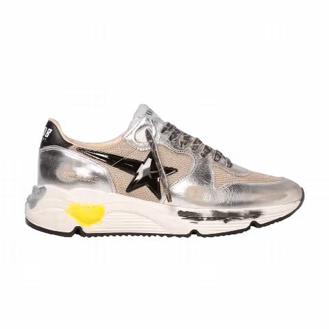Golden Goose Running Sole 'Silver Beige'