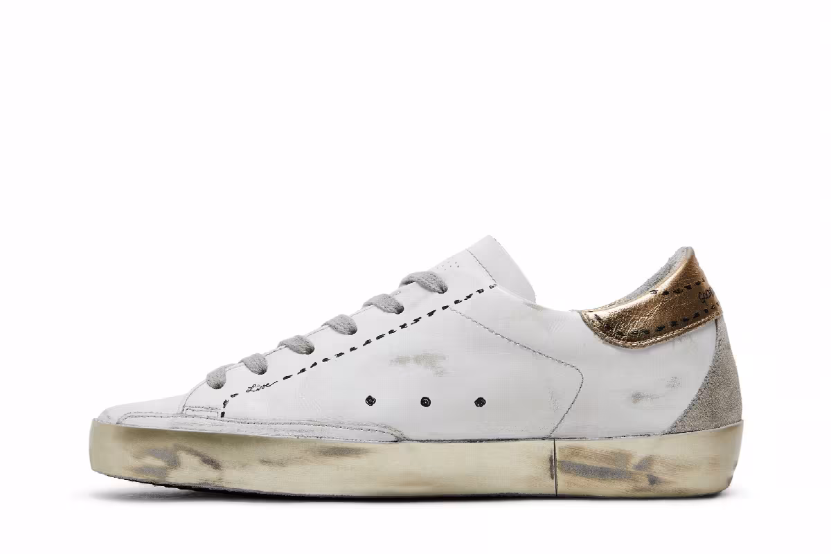 Golden Goose Women's Superstar White Gold, view 4