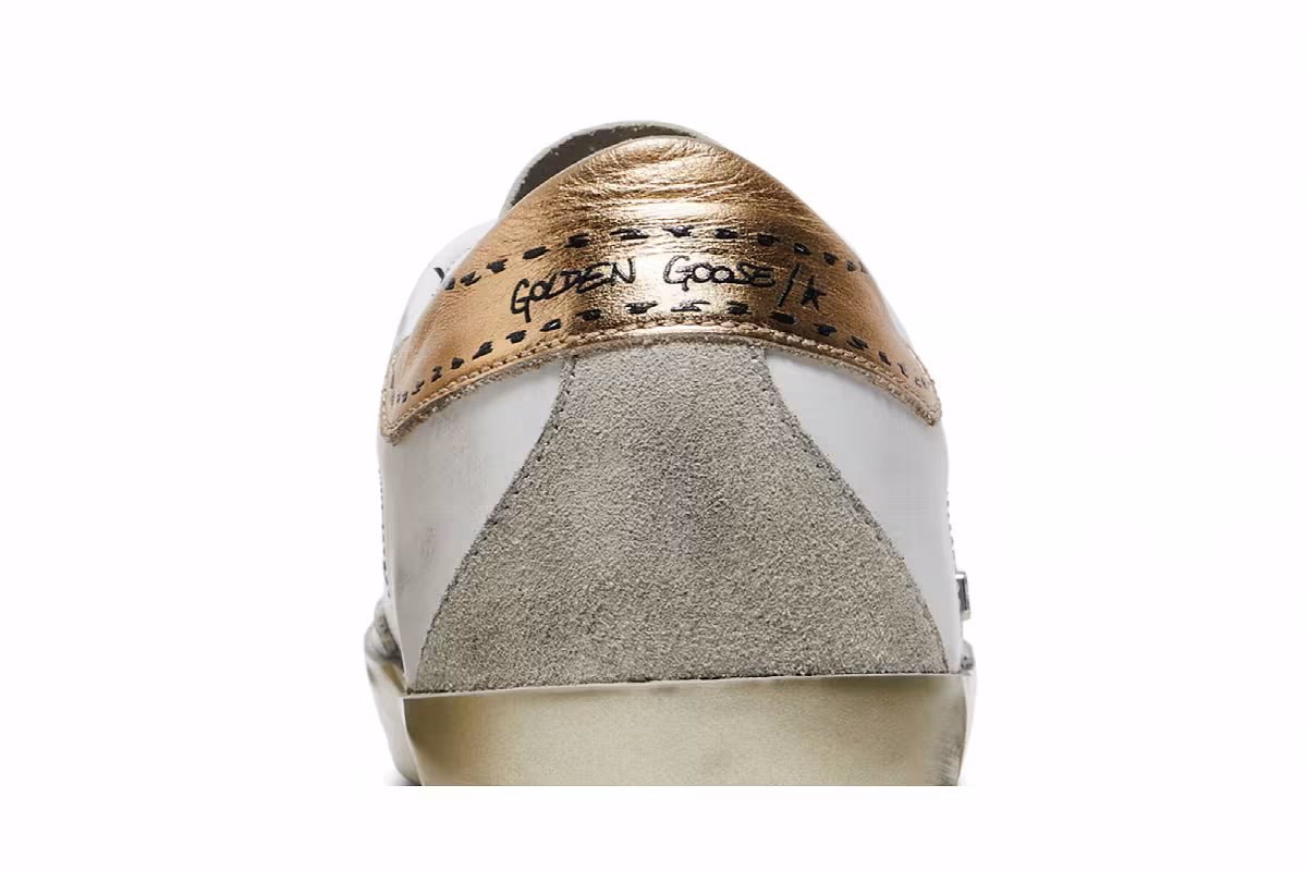 Golden Goose Women's Superstar White Gold, view 8