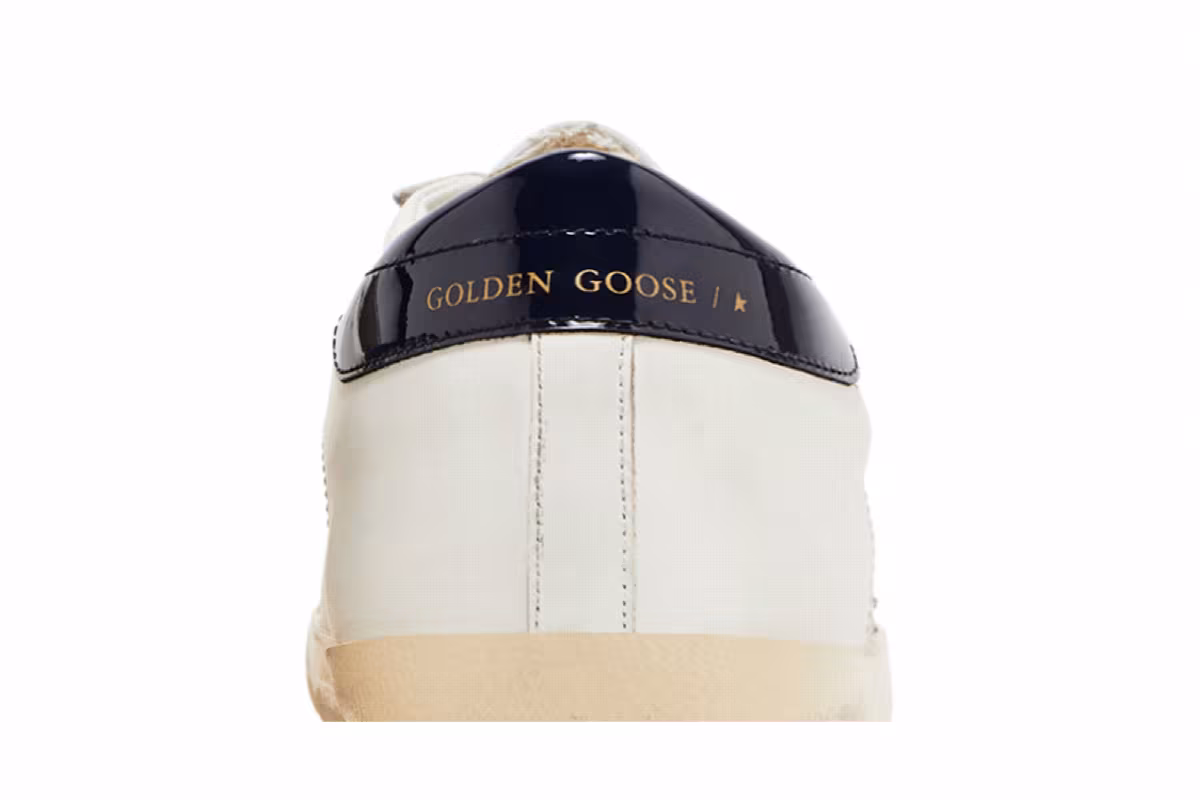 Golden Goose Superstar White Beige Silver Blue, view 8