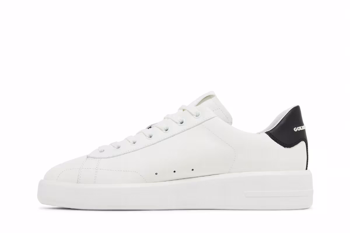 Golden Goose Purestar White Black, view 4