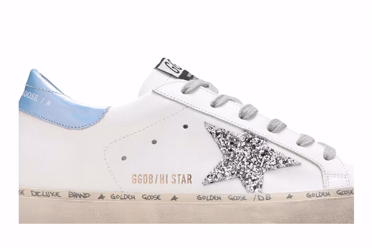Golden Goose Women's Hi Star White Sky, view 3