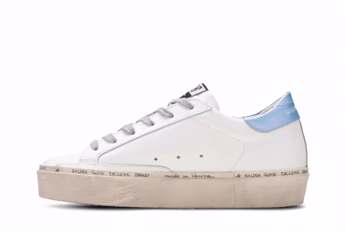 Golden Goose Women's Hi Star White Sky, view 4