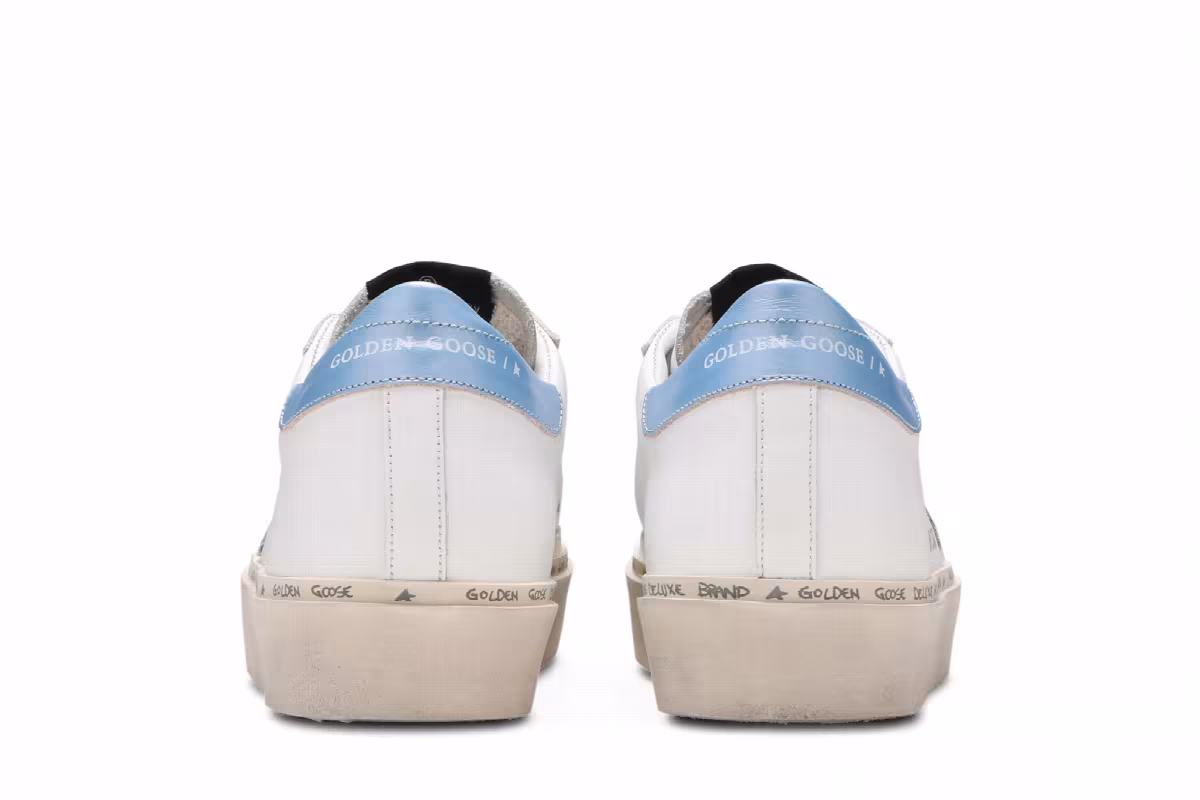 Golden Goose Women's Hi Star White Sky, view 7