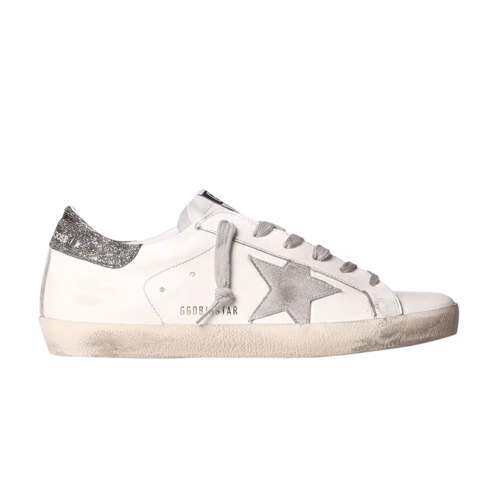 Golden Goose Women's Superstar White Black Gold