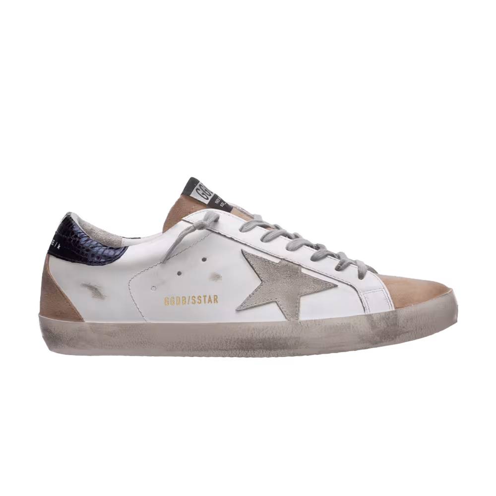 Golden Goose Superstar Snakeskin - White Nude