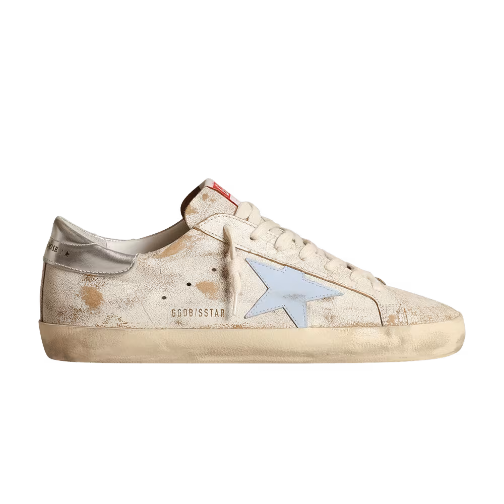 Golden Goose Superstar White Blue Fog