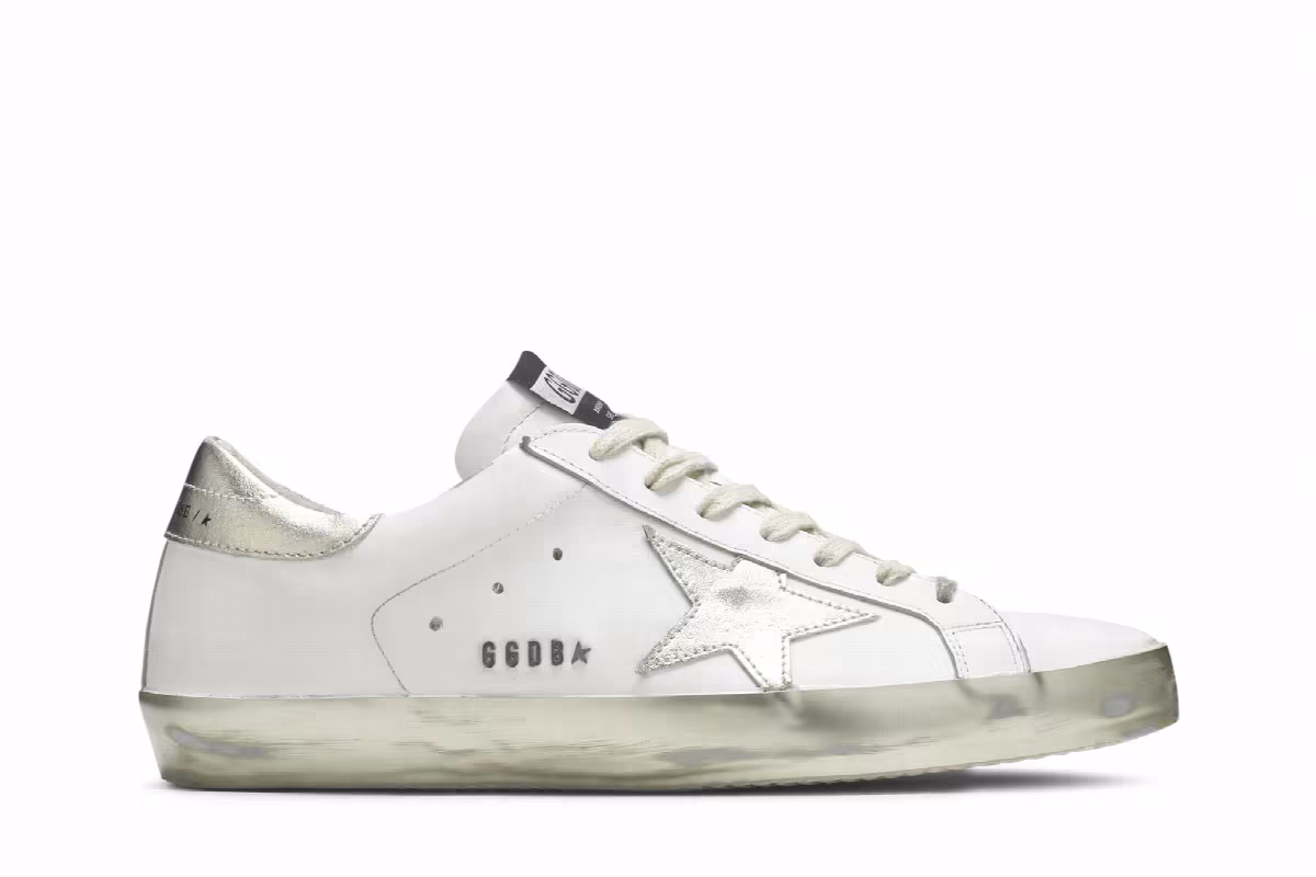 Golden Goose Superstar White Silver, view 2