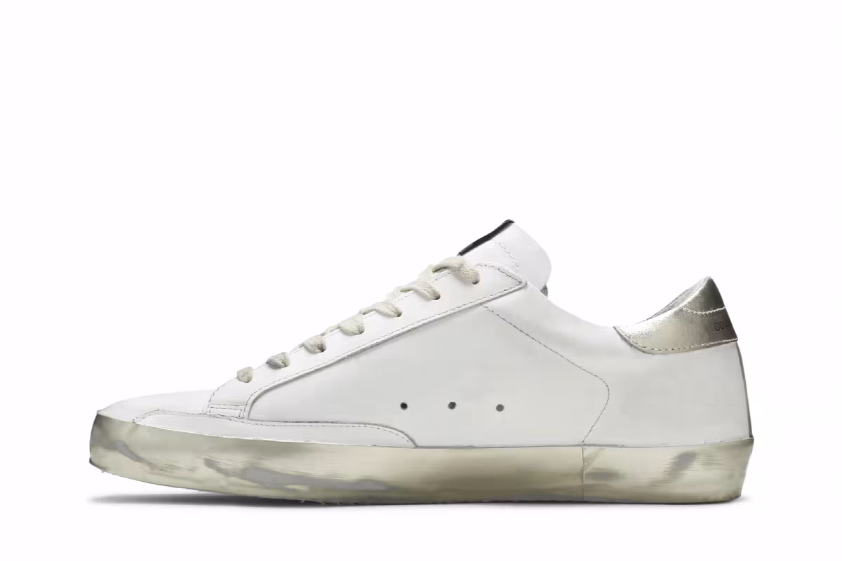 Golden Goose Superstar White Silver, view 4