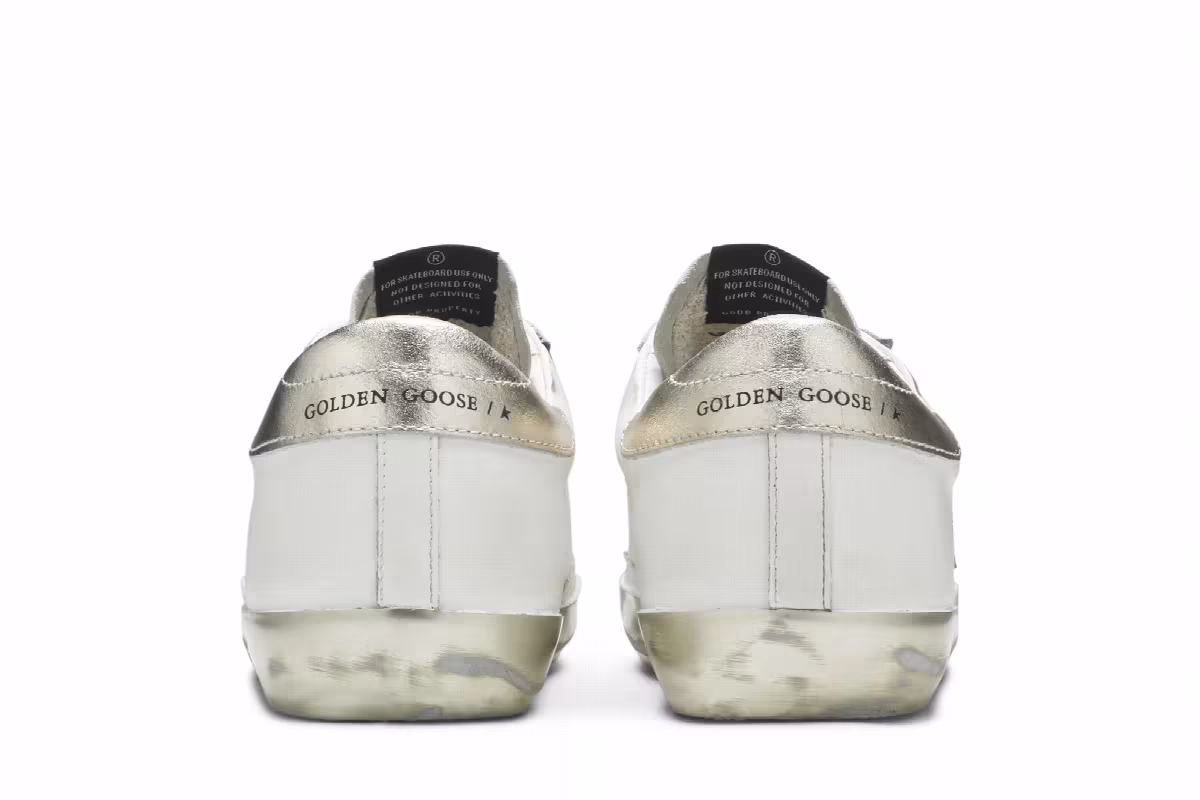 Golden Goose Superstar White Silver, view 7