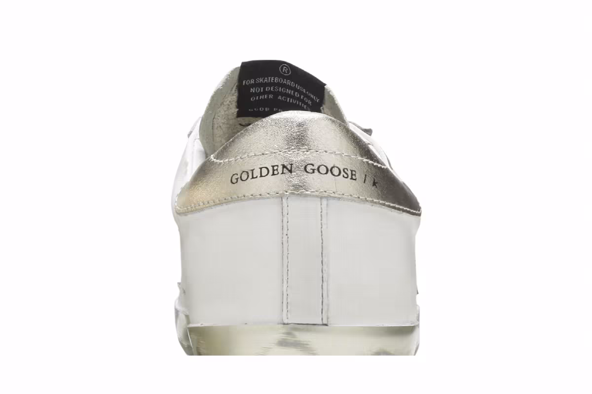 Golden Goose Superstar White Silver, view 8