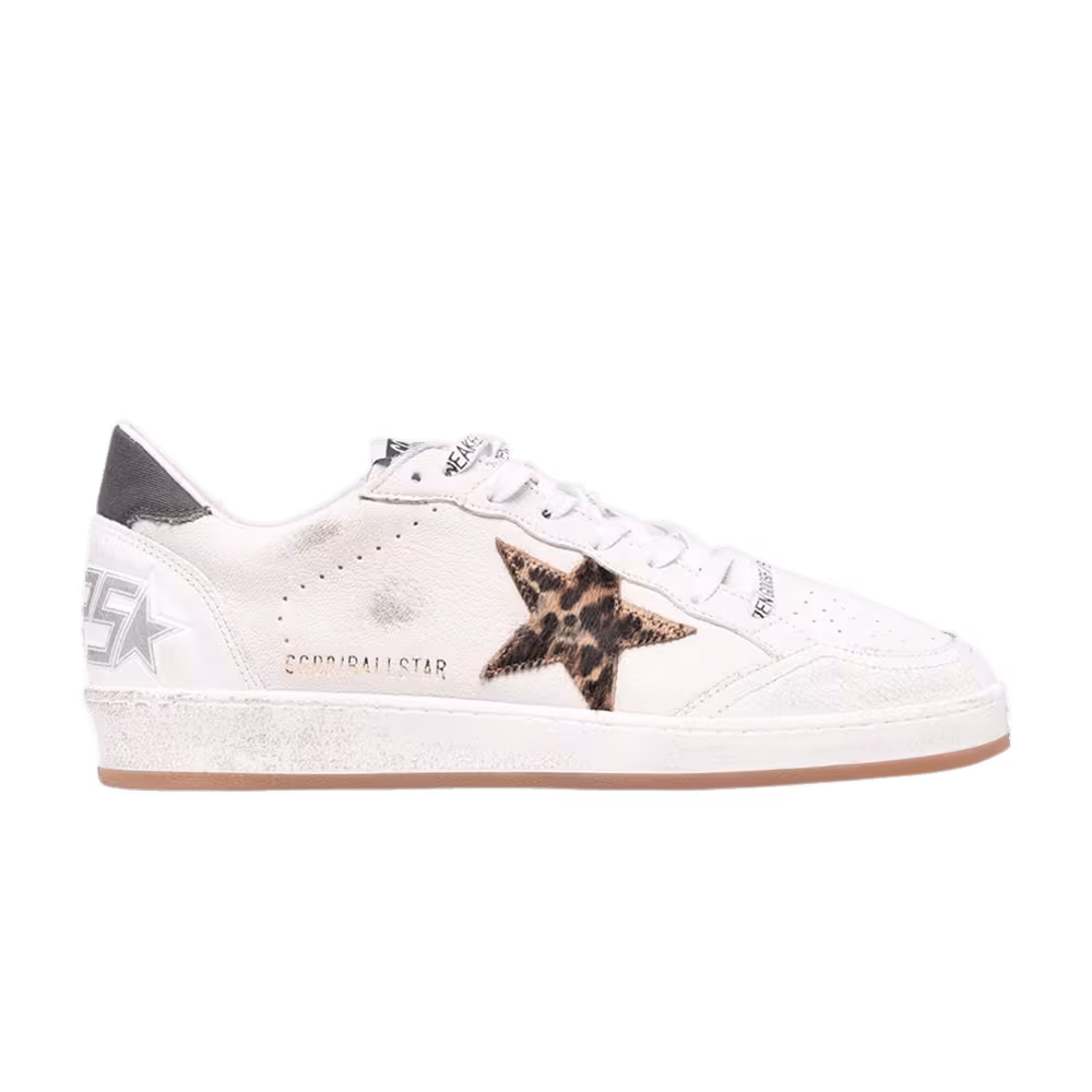 Golden Goose Ball Star White Leopard