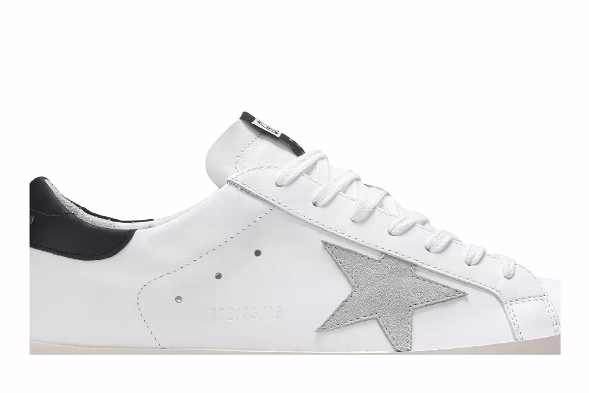 Golden Goose Superstar White Black, view 3