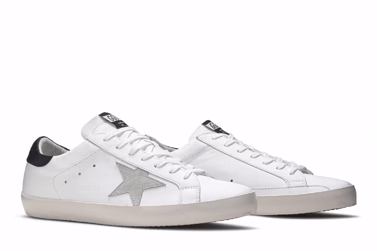 Golden Goose Superstar White Black, view 9