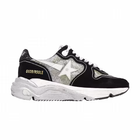 Golden Goose Wmns Running Sole 'Silver Black'