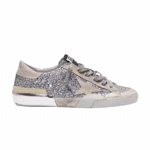 Golden Goose Wmns Superstar 'Silver Glitter'