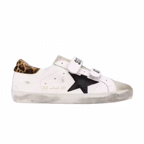 Golden Goose Wmns Old School 'White Leopard'