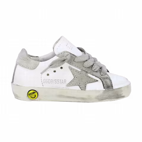 Golden Goose Superstar Kids 'White'