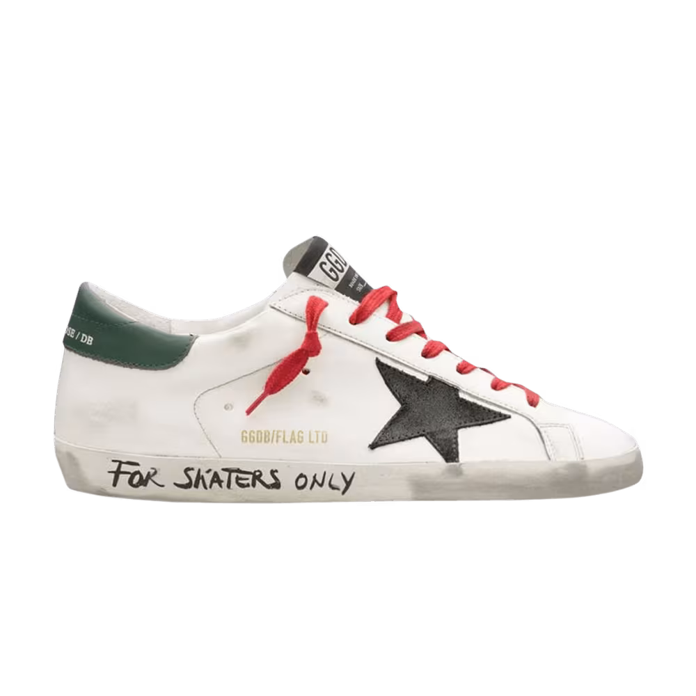 Golden Goose Superstar White Green