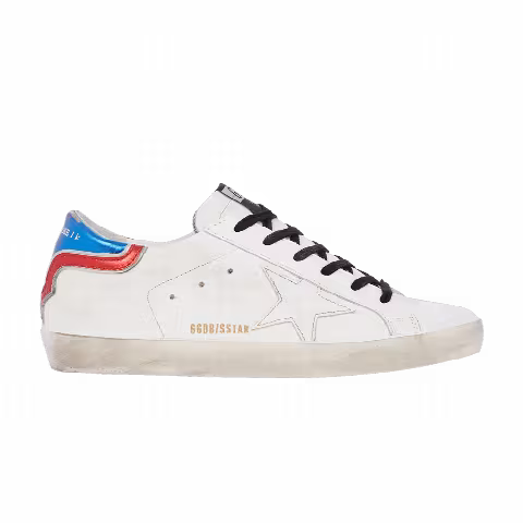 Golden Goose Wmns Superstar 'White Blue Red'