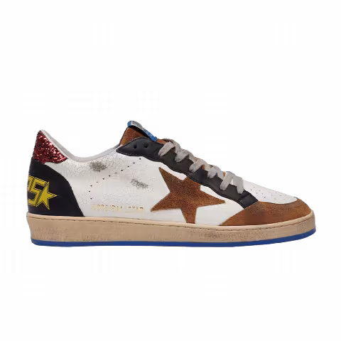 Golden Goose Ball Star 'White Brown'