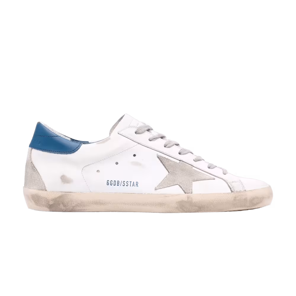 Golden Goose Superstar White Blue