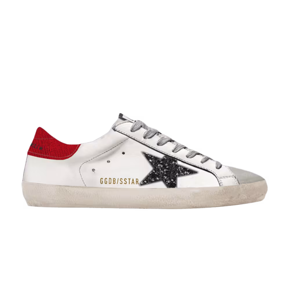 Golden Goose Women's Superstar Glitter Star Lizard Print