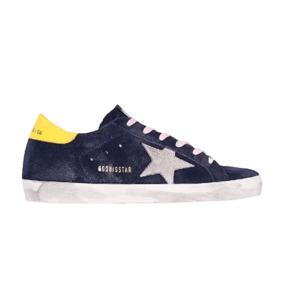 Golden Goose Women's Superstar Blue Suede