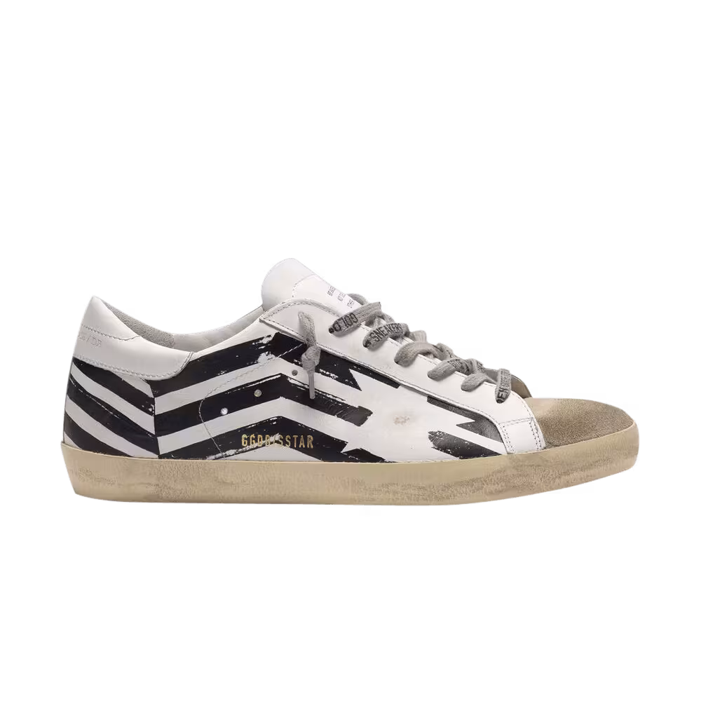 Golden Goose Superstar Flag Screen Print