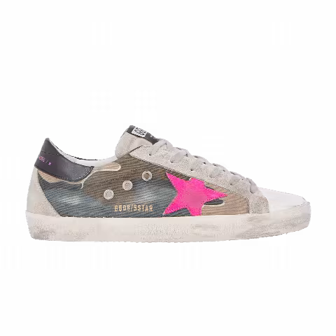Golden Goose Wmns Superstar 'Camo Fuchsia'