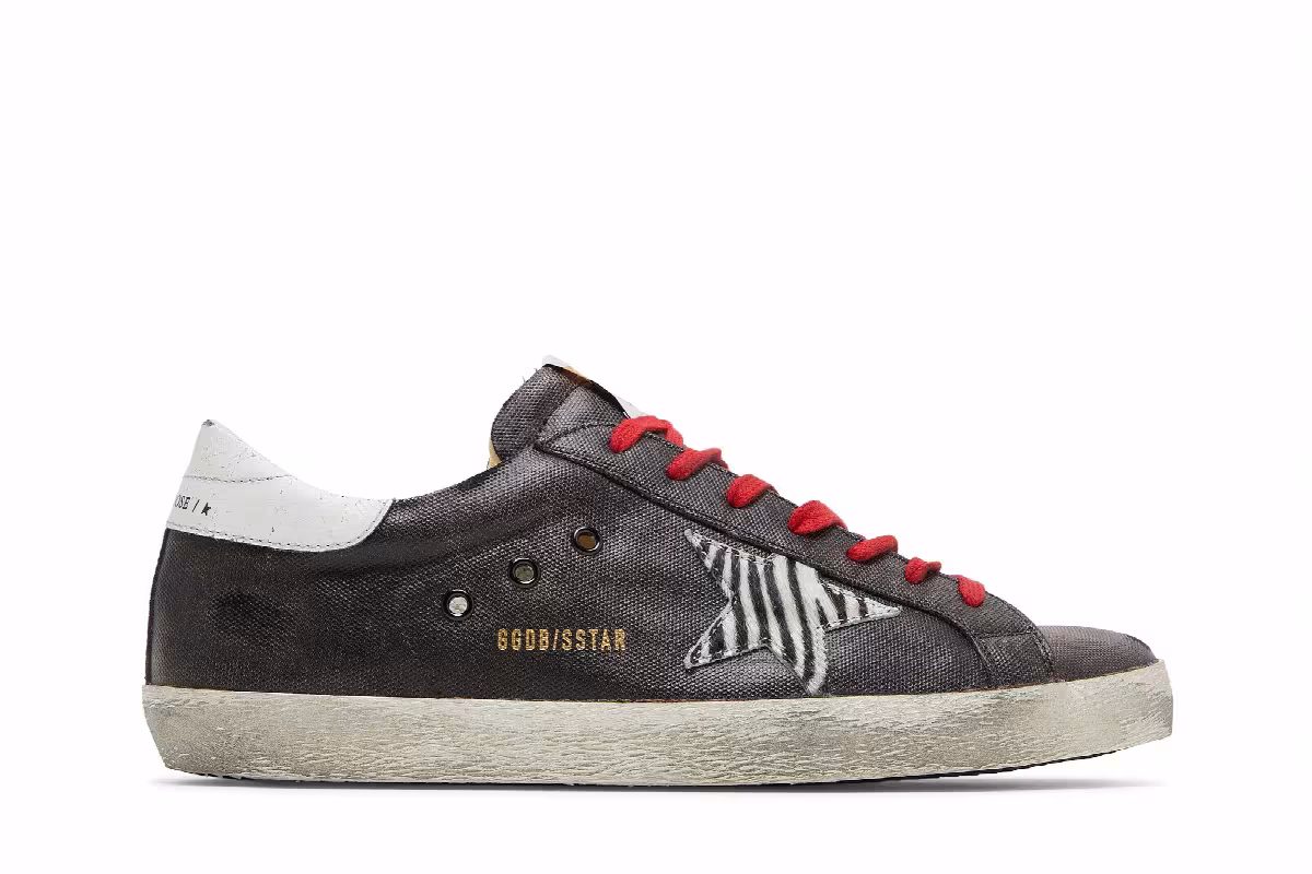 Golden Goose Superstar Zebra, view 2