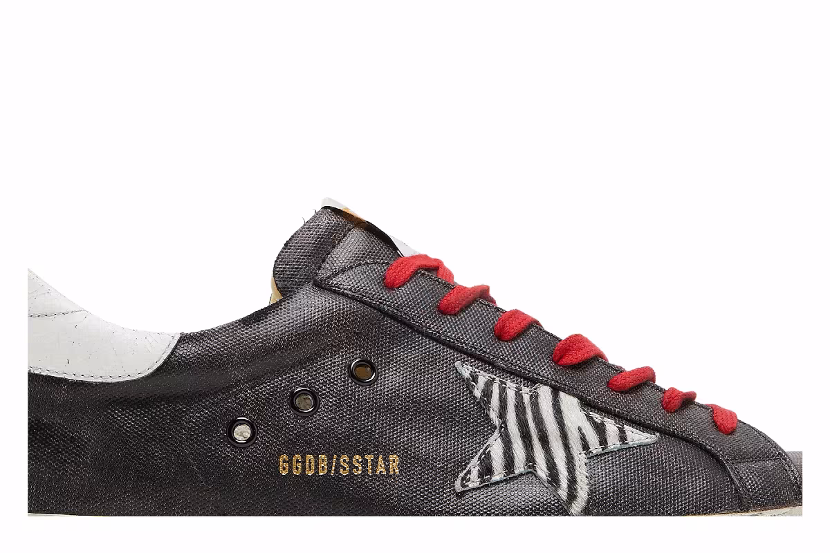 Golden Goose Superstar Zebra, view 3