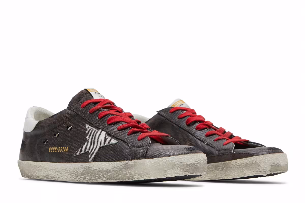 Golden Goose Superstar Zebra, view 9