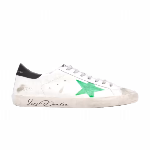 Golden Goose Superstar 'Love Dealer - Green'