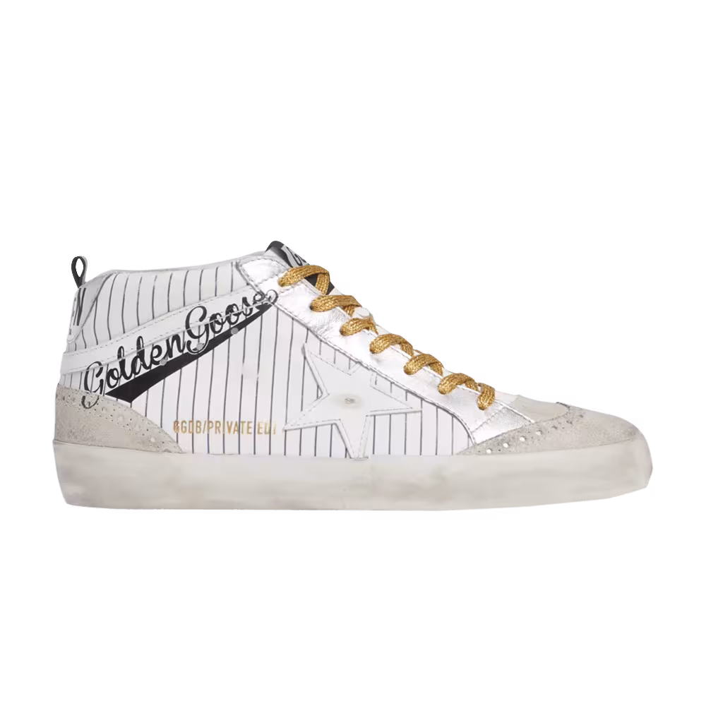Golden Goose Women's Mid Star Baseball Logo - White