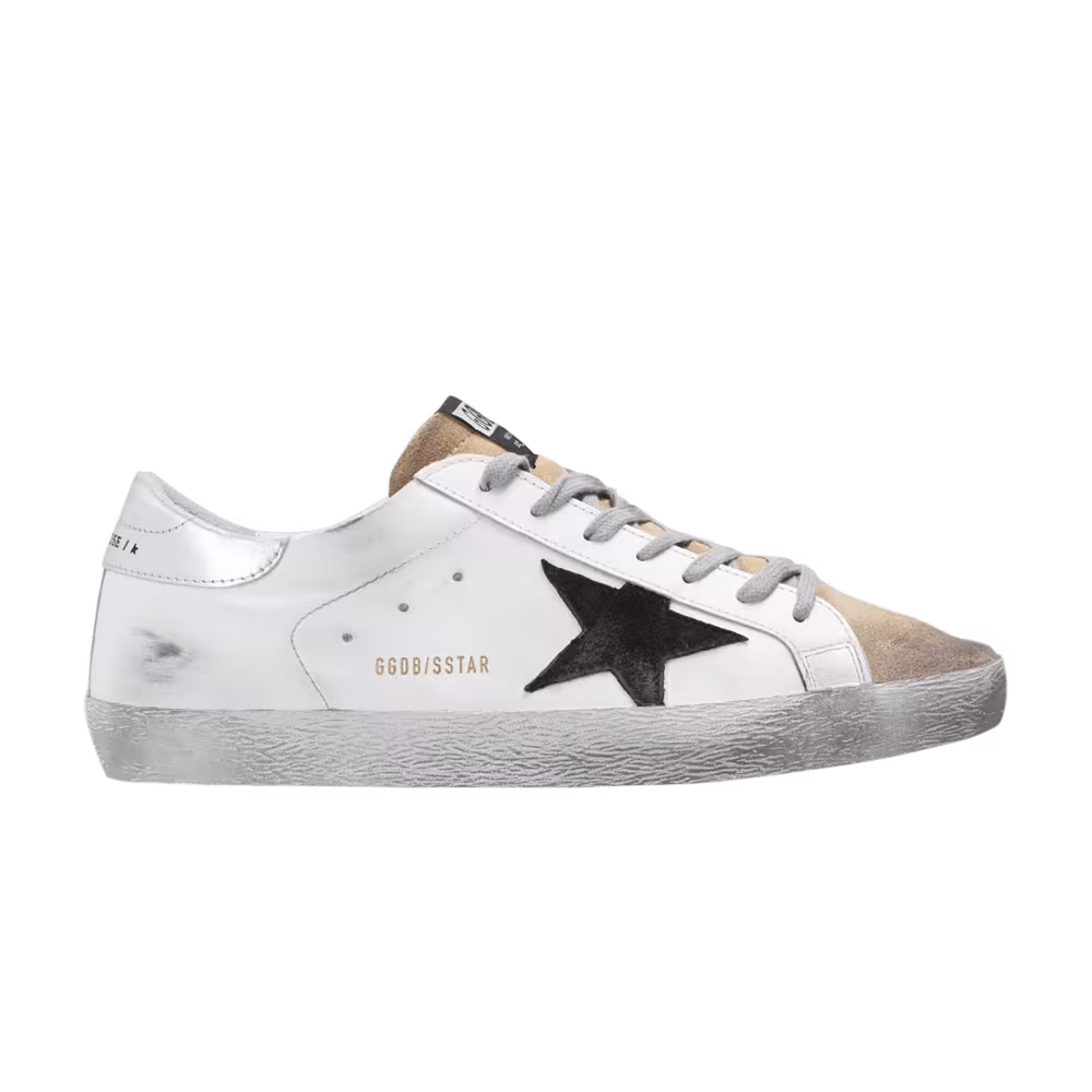 Golden Goose Superstar White Silver