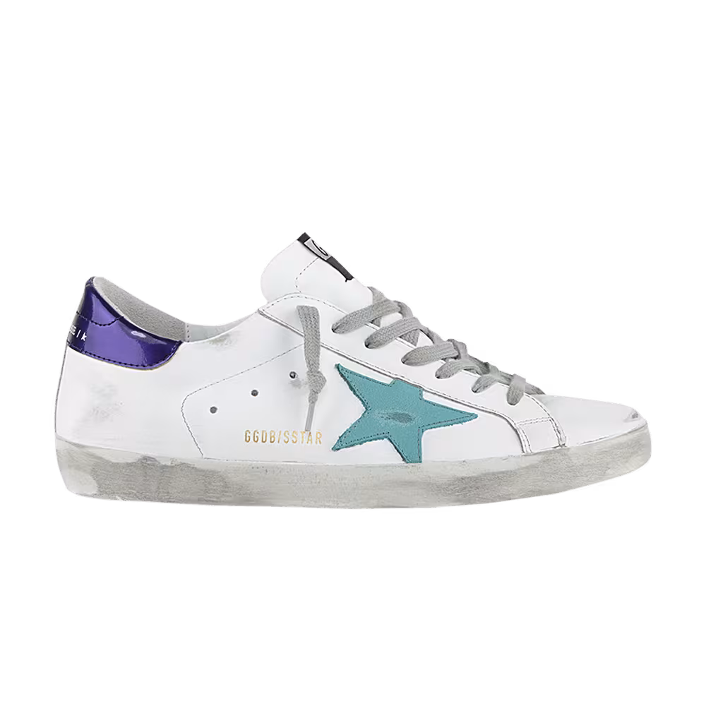 Golden Goose Superstar White Sea Blue