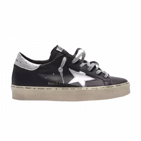 Golden Goose Wmns Hi Star 'Black Silver'