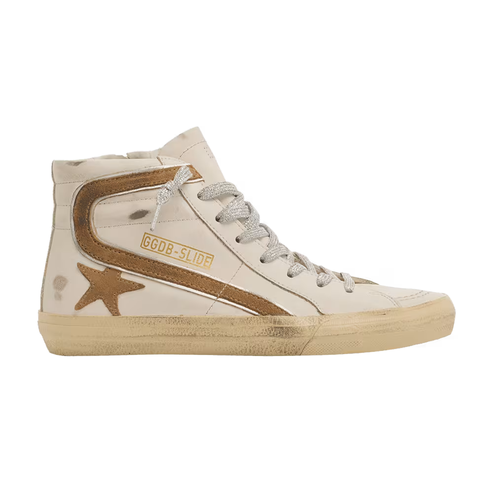 Golden Goose Women's Slide Sneaker White Tobacco