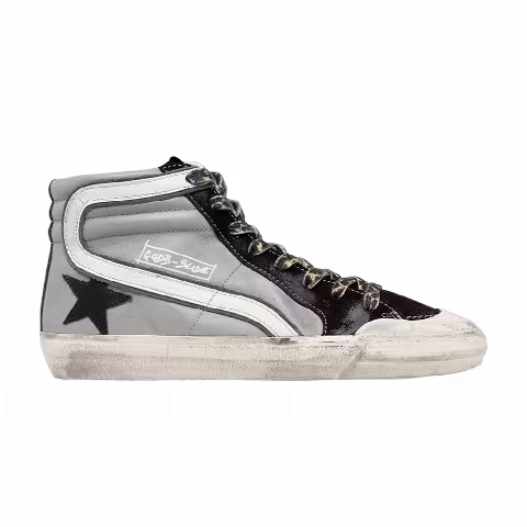 Golden Goose Wmns Slide Sneaker 'Grey Black'