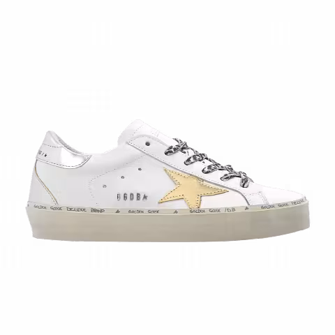 Golden Goose Wmns Hi Star 'White Gold Silver'