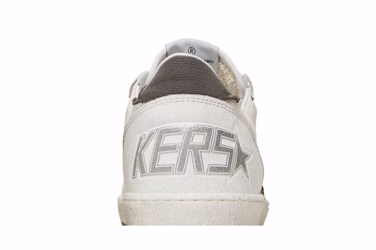 Golden Goose Women's Ball Star White Leopard, view 8
